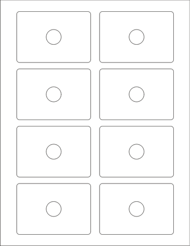 WL-6075 etiqueta plantilla vector de la imagen